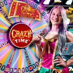Crazy Time গেম শোয়ের বর্গাকার আইকন